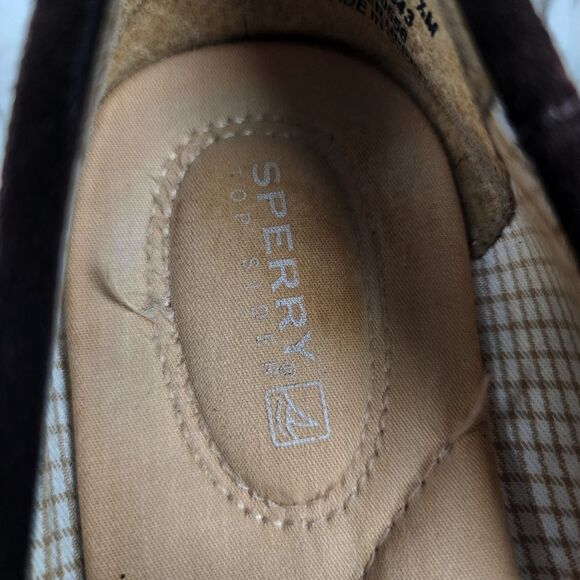 Sperry Topsider Suede Leather Loafers Brown Size 7.5 - Picture 3 of 11